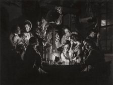 An Experiment on a Bird in the Air Pump (After Joseph Wright of Derby), 1769. Creator: Green, Valentine (1739-1813)