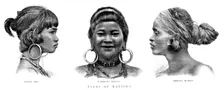 'An Exploring Expedition in Unknown Tonquin; Types of Natives 1890. Creator: Unknown