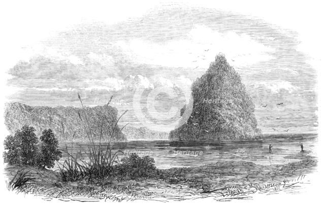 An Exploring Party on the West Coast of New Zealand: mouth of the Wanganui River, 1865. Creator: Unknown.