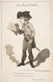 An Honest Fellow, December 1, 1790. Creator: George Moutard Woodward