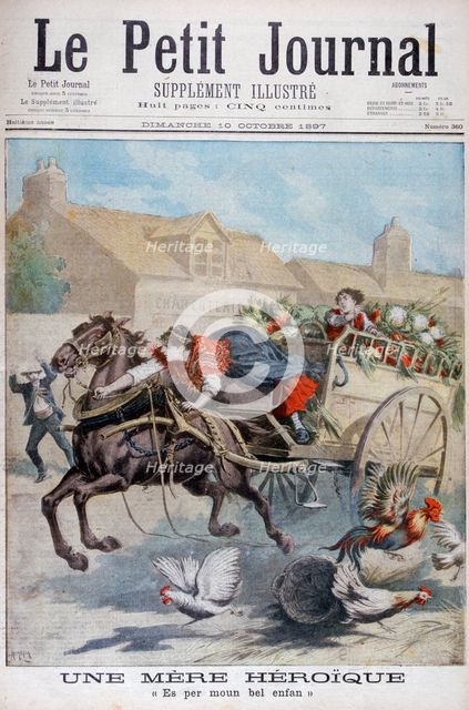 An heroic mother, 1897. Artist: Henri Meyer