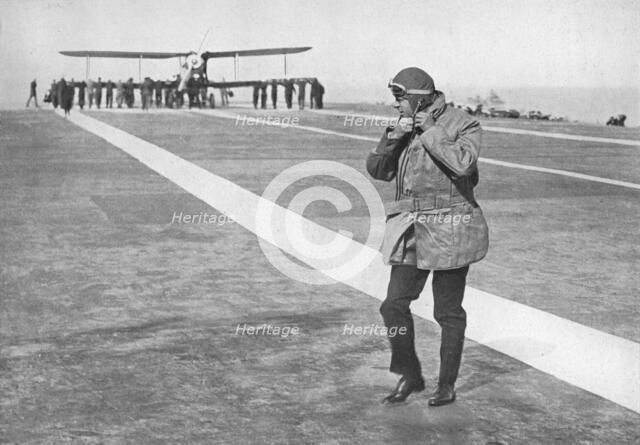 'An Historic Occasion: King Edward removing his flying helmet', 1936. Artist: Unknown.
