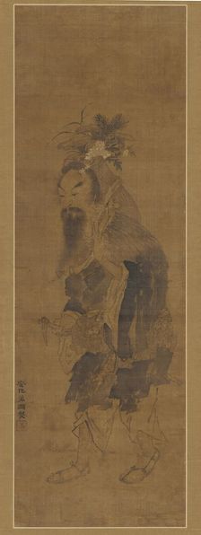 An Immortal Gathering Herbs and Fungus, Ming dynasty, 17th century. Creator: Unknown