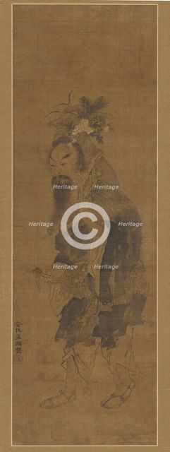 An Immortal Gathering Herbs and Fungus, Ming dynasty, 17th century. Creator: Unknown.