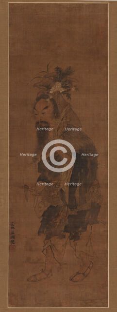 An Immortal Gathering Herbs and Fungus, Ming dynasty, 17th century. Creator: Unknown.