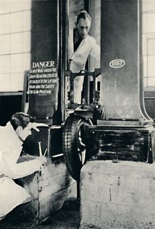 An Impact Test in the Dunlop Test House 1937
