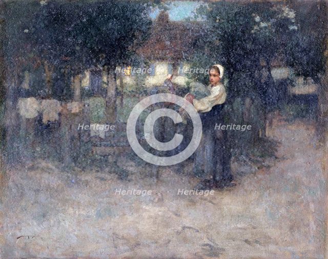 An important task, 1907. Creator: William Lee-Hankey.