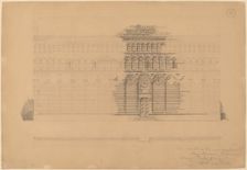 An Interesting Romanesque Treatment, San Giovanni, Pistoia, c. 1896. Creator: John Russell Pope