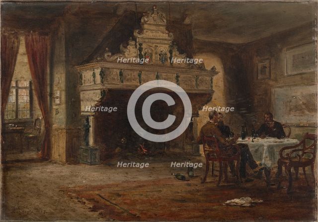 An Interior, 1887. Creator: Ernest Crofts.