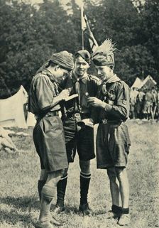An International Rover Camp in Sweden, 1935 1944. Creator: Unknown