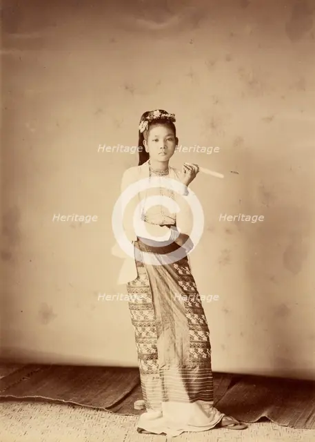An Interpreter's Wife, about 1885. Creator: Felice Beato.