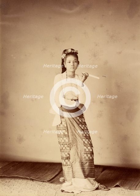 An Interpreter's Wife, about 1885. Creator: Felice Beato.