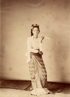 An Interpreter's Wife, about 1885. Creator: Felice Beato