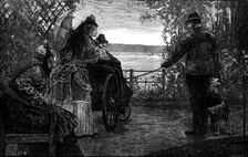 "An Invalid", by E. F. Brewtnall, from a water-colour in the late Royal Academy exhibition, 1873. Creator: Unknown