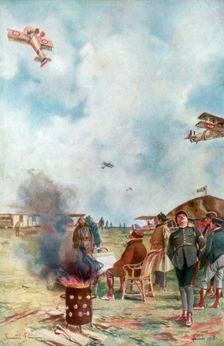 An Inversion a Little Close to the Ground 1918, (1926). Artist: Francois Flameng