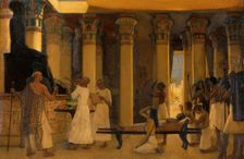 An invocation to I-em-hetep, the Egyptian deity of medicine, c1912. Creator: Ernest Board