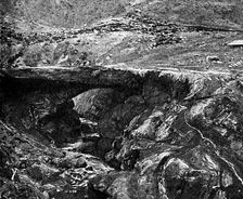 An Inca Bridge, Peru, 1895