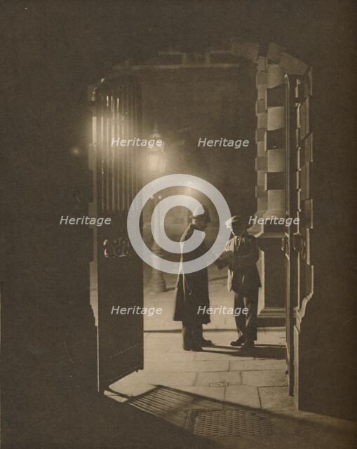 'An incident at "The Yard" in the small hours', c1935. Creator: Unknown.