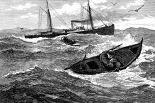 An incident during the search for H.M.S. Atalanta, 1880. Creator: Unknown