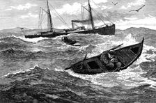 An incident during the search for H.M.S. Atalanta, 1880. Creator: Unknown