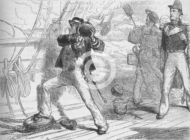 'An Incident in the Attack on Bomarsund', c1880. Artist: C.R..