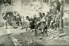 An Incident in the Retreat from Mons (1919). Creator: Unknown