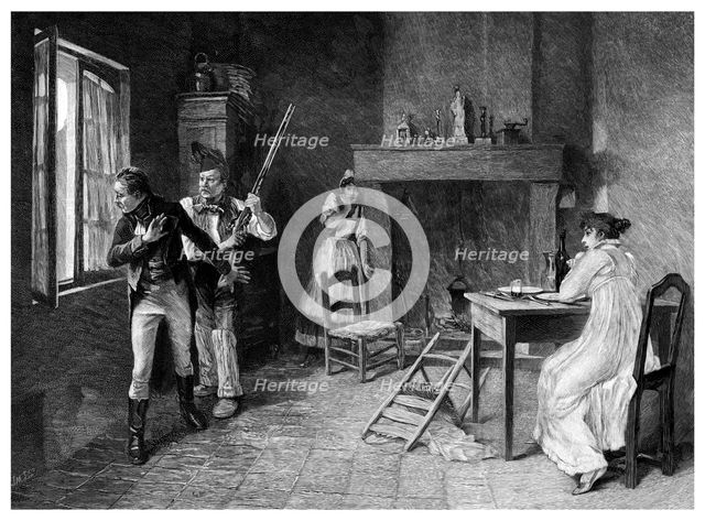 'An Incident in the White Terror, 1815', 1895. Artist: Unknown