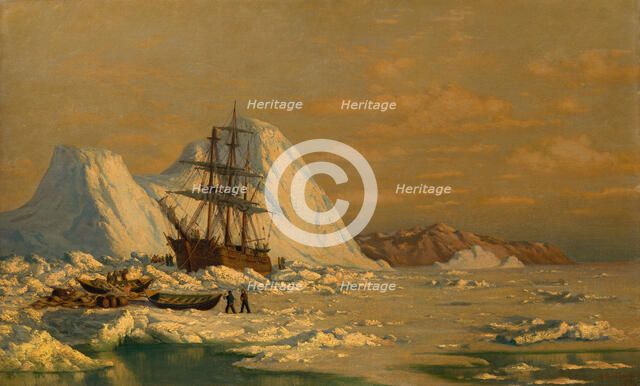 An Incident of Whaling. Creator: William Bradford.