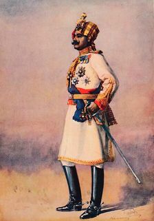 An Indian Maharaja 1913. Artist: AC Lovett