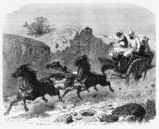 An Indian Mail Cart c1891. Creator: James Grant