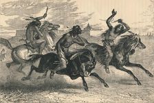 An Indian Horse Race, c19th century