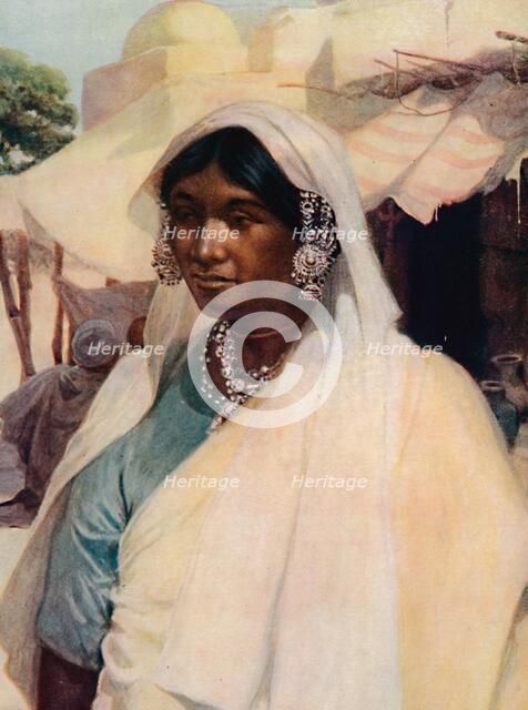 'An Indian Woman', 1913. Artist: Norman H Hardy.