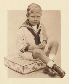 An indication of a career-to-be: Sailor-suited Prince Albert c1900, (1937)