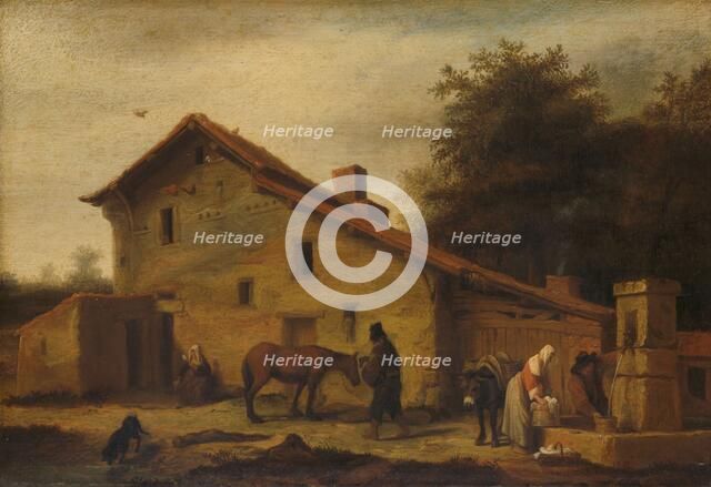 An Inn in the Neighborhood of Nantes, 1640-1660. Creator: Lambert Doomer.