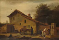 An Inn in the Neighborhood of Nantes, 1640-1660. Creator: Lambert Doomer