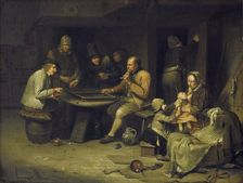 An Inn with Backgammon Players, 1669. Creator: Egbert van Heemskerck I
