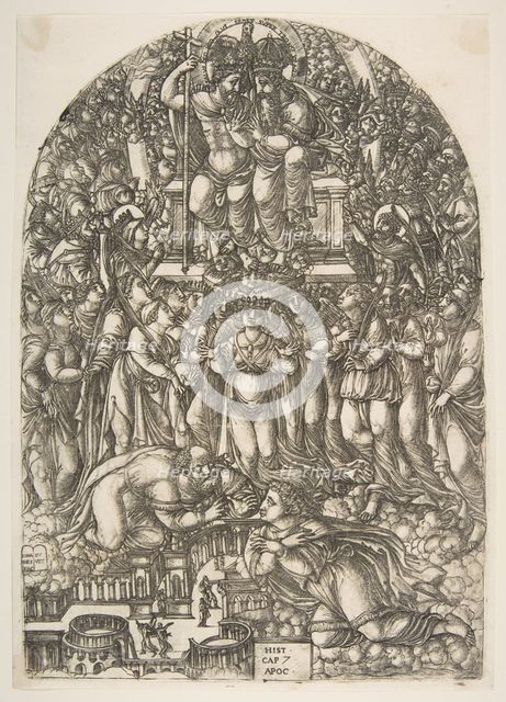 An innumerable Multitude which Stands before the Throne, from the Apocalypse.n.d. Creator: Jean Duvet.