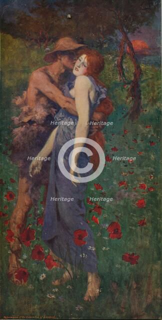 'An Idyll', 1891, (c1915). Artist: Maurice Greiffenhagen.