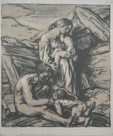 An Idyll, 1905. Creator: Charles Hasslewood Shannon (British, 1863-1937)