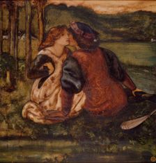 An Idyll, mid-late 19th century. Creator: Sir Edward Coley Burne-Jones