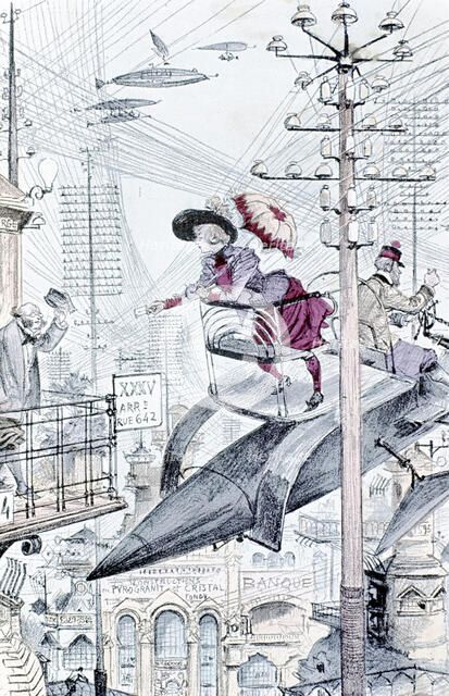 An idea of the world as it would be in 1953, 1883. Artist: Unknown