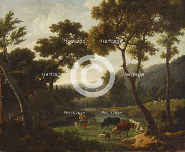 An Idealistic Landscape, c1800s. Creator: Nicolas-Didier Boguet.