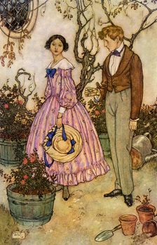 An illistration by Edmond Dulac, 1909. Artist: Edmund Dulac