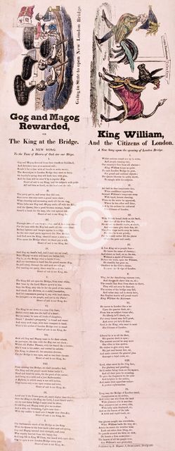 An illustrated songsheet, 1831.  Artist: Anon