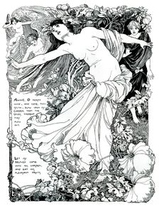 An illustration for The Song of Solomon, 1899