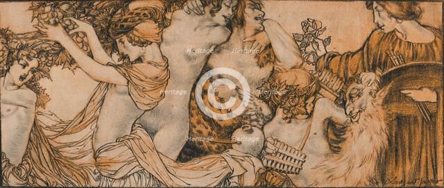 'An illustration from the Rubaiyat of Omar Khayyam', c20th century (1914-1915). Artist: Charles Sargeant Jagger.