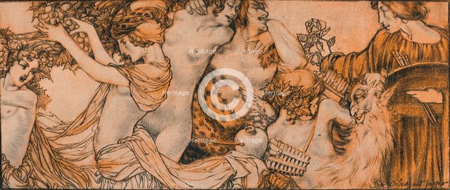 'An illustration from the Rubaiyat of Omar Khayyam', c20th century (1914-1915). Artist: Charles Sargeant Jagger.