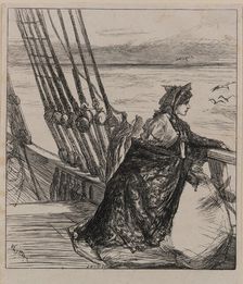 An Illustration to The Major's Daughter, 1862. Creator: James Abbott McNeill Whistler