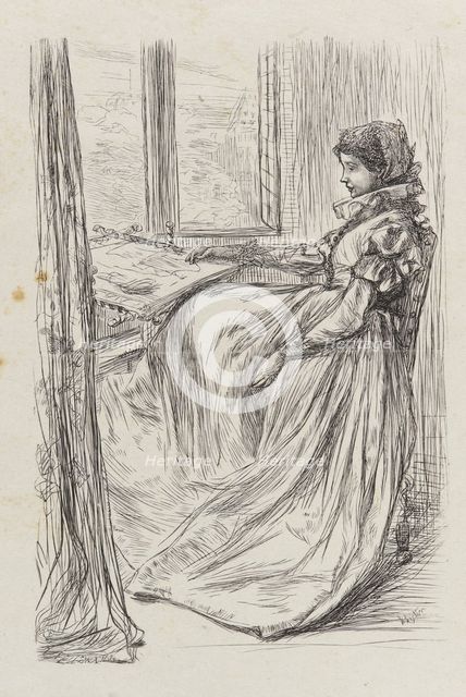 An Illustration to The Morning before the Massacre of St. Bartholomew, 1862. Creator: James Abbott McNeill Whistler.