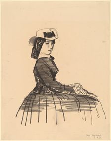 An Irish Girl, 1922. Creator: George Wesley Bellows